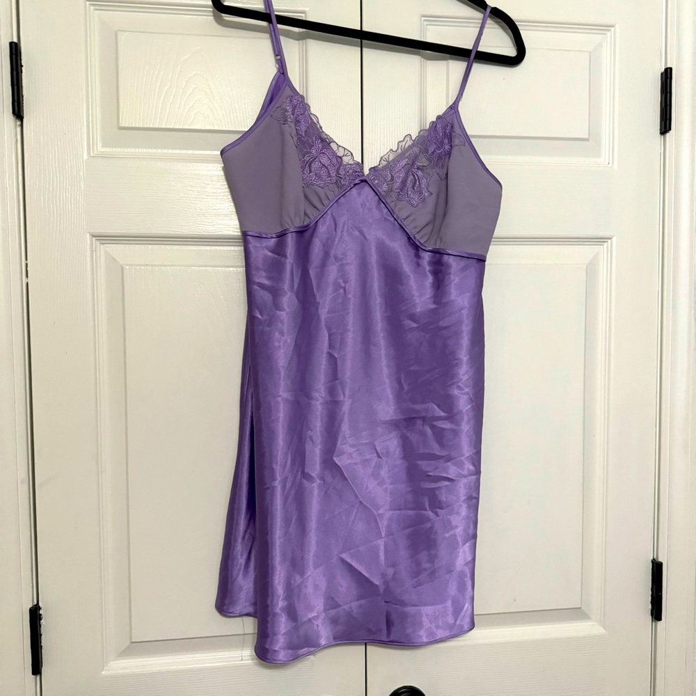 Purple night gown